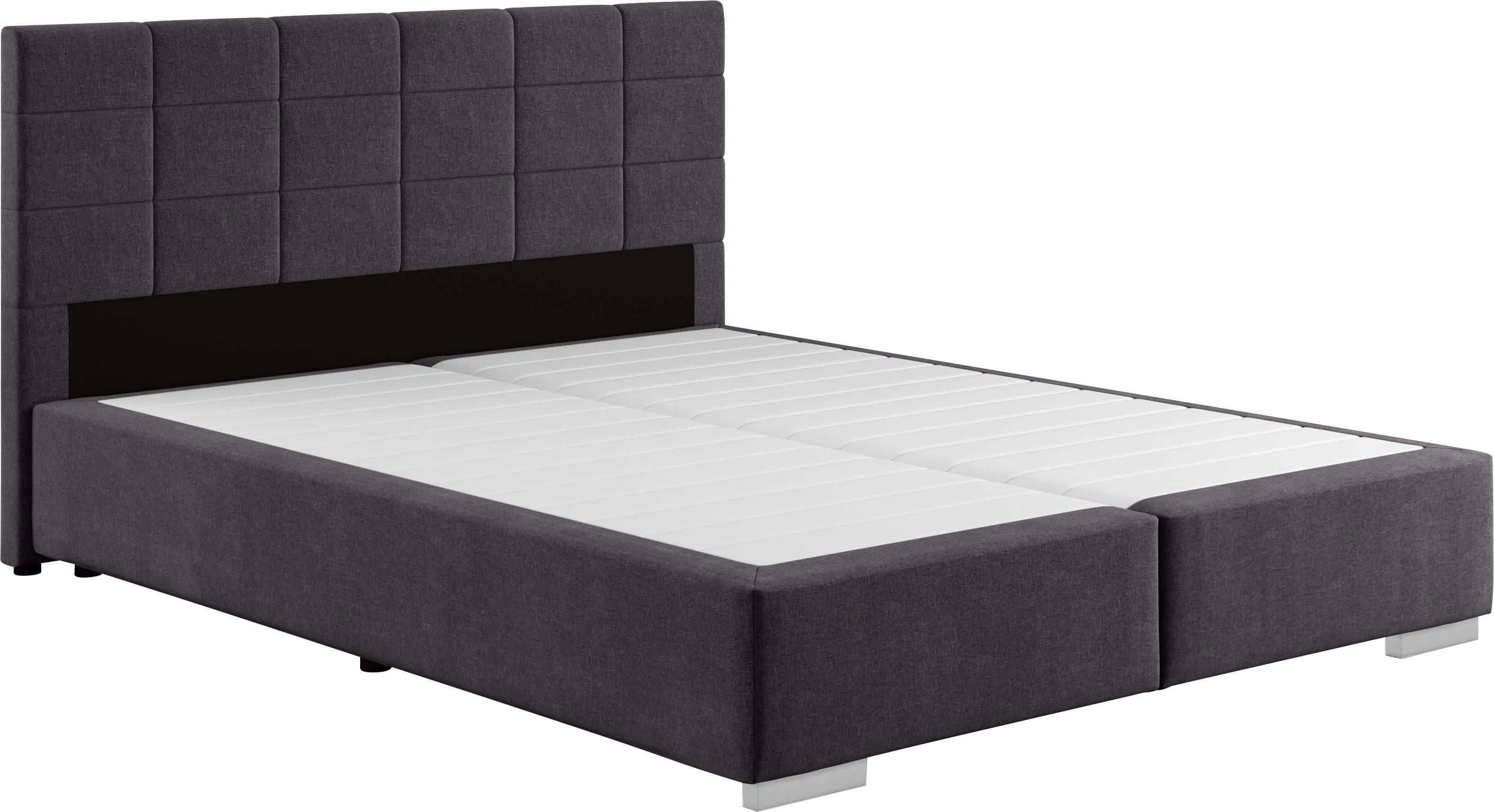 COTTA Boxspringbett Simba | Grau