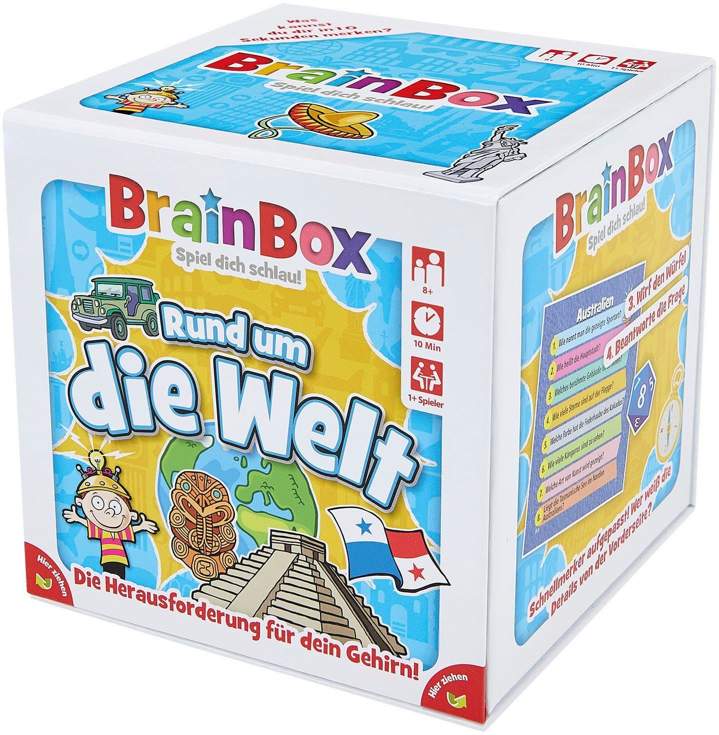 BrainBox Spiel Rund um die Welt | Mehrfarbig