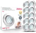 B.K.Licht LED Einbaustrahler | Silber