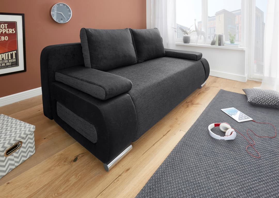 COLLECTION AB Schlafsofa | Schwarz