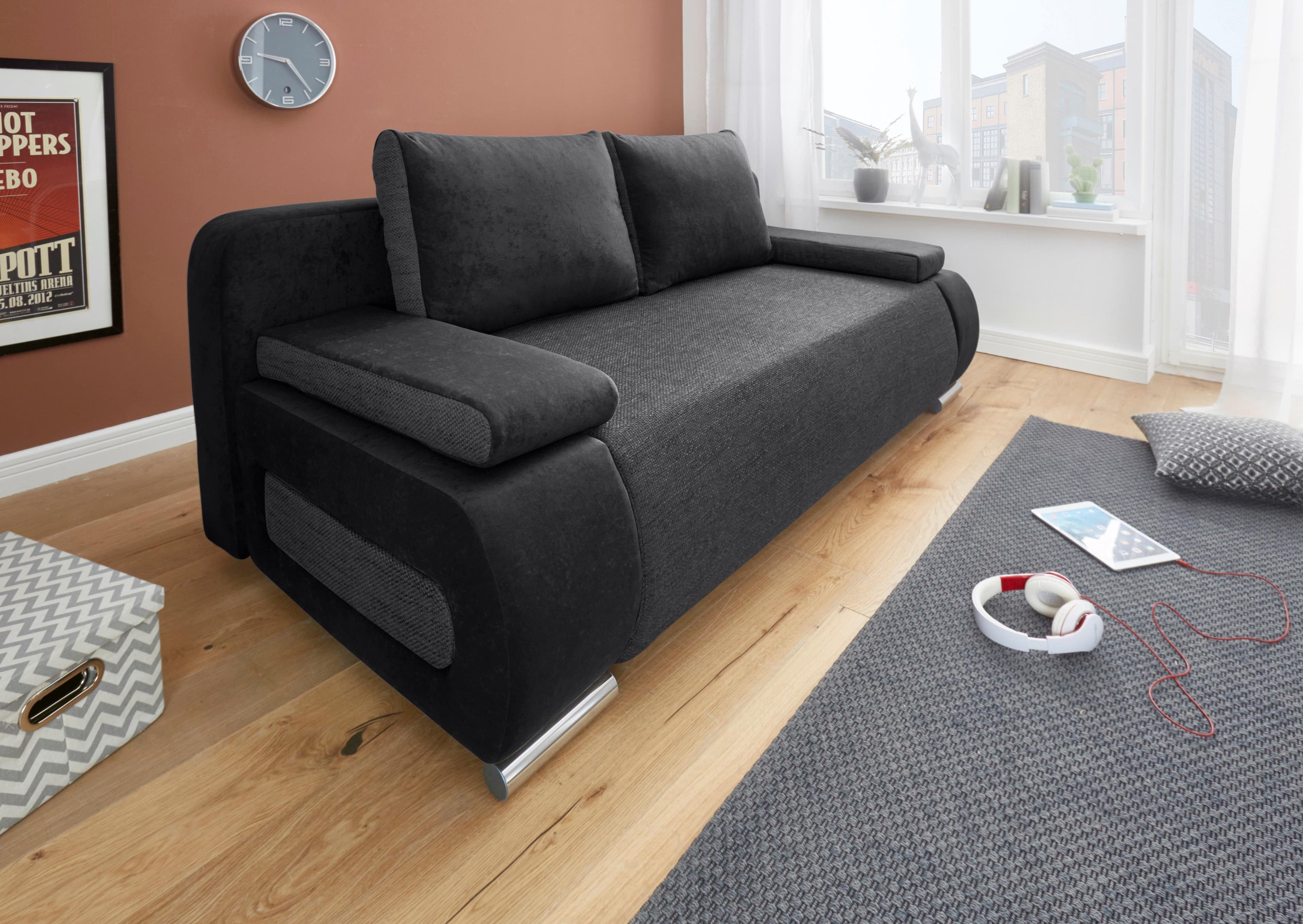 COLLECTION AB Schlafsofa | Schwarz