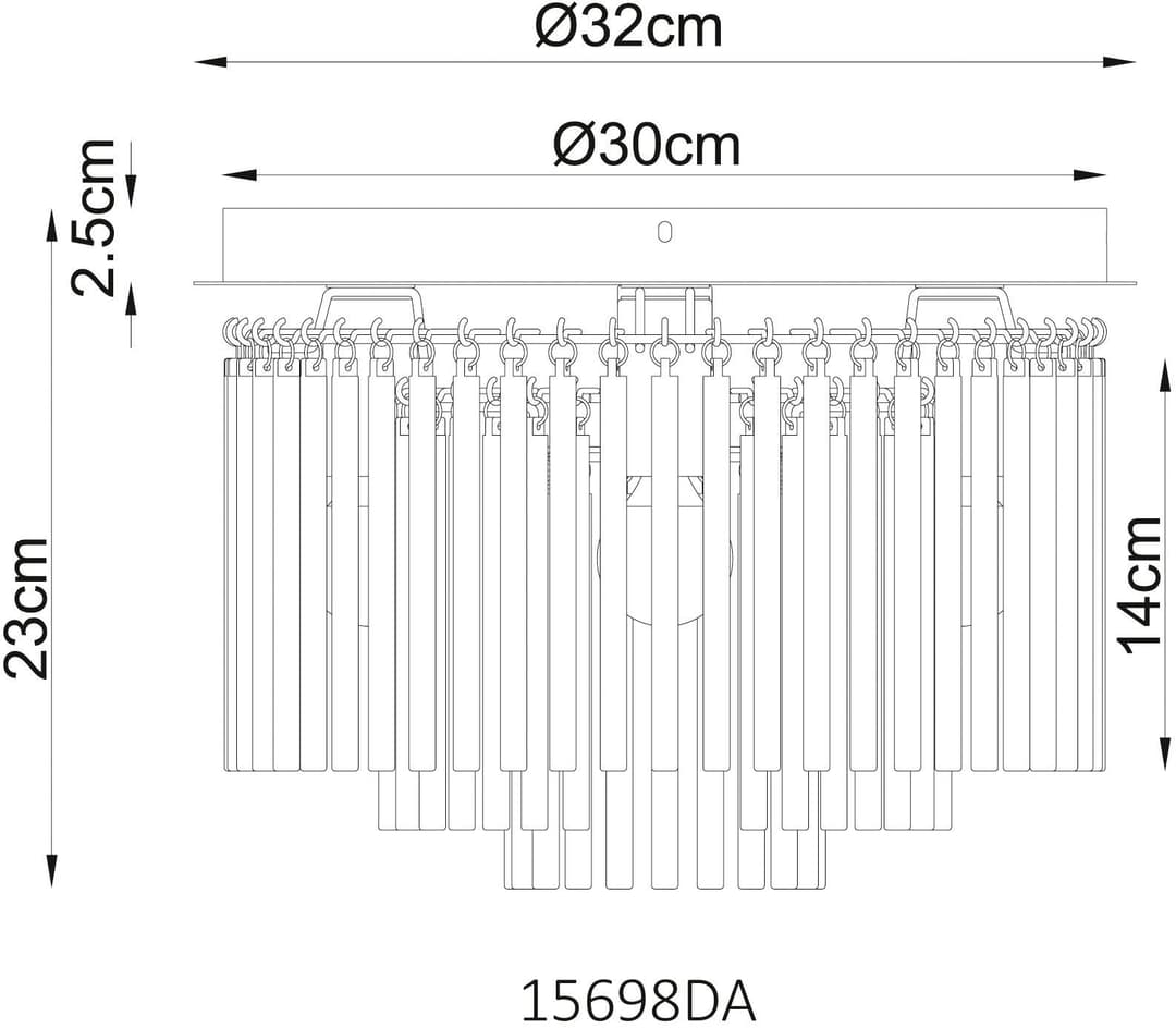 GLOBO LIGHTING Deckenleuchte GORLEY | Braun