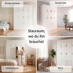 rauch Kleiderschrank HILDESHEIM | Grau