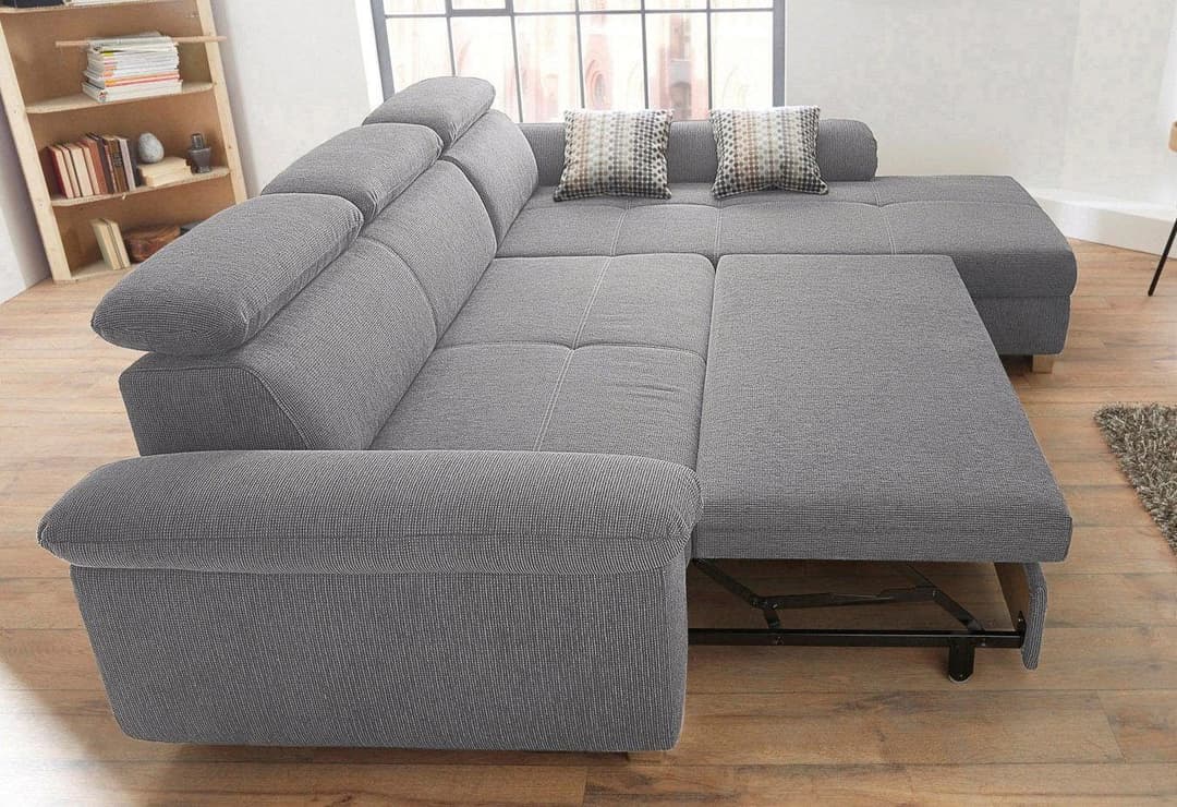 Jockenhöfer Gruppe Ecksofa Landshut | Grau