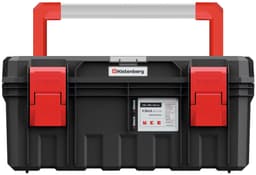 Prosperplast Werkzeugbox X BLOCK ALU LOG | Schwarz