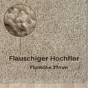 OTTO home Hochflor-Teppich Banji | Beige 5