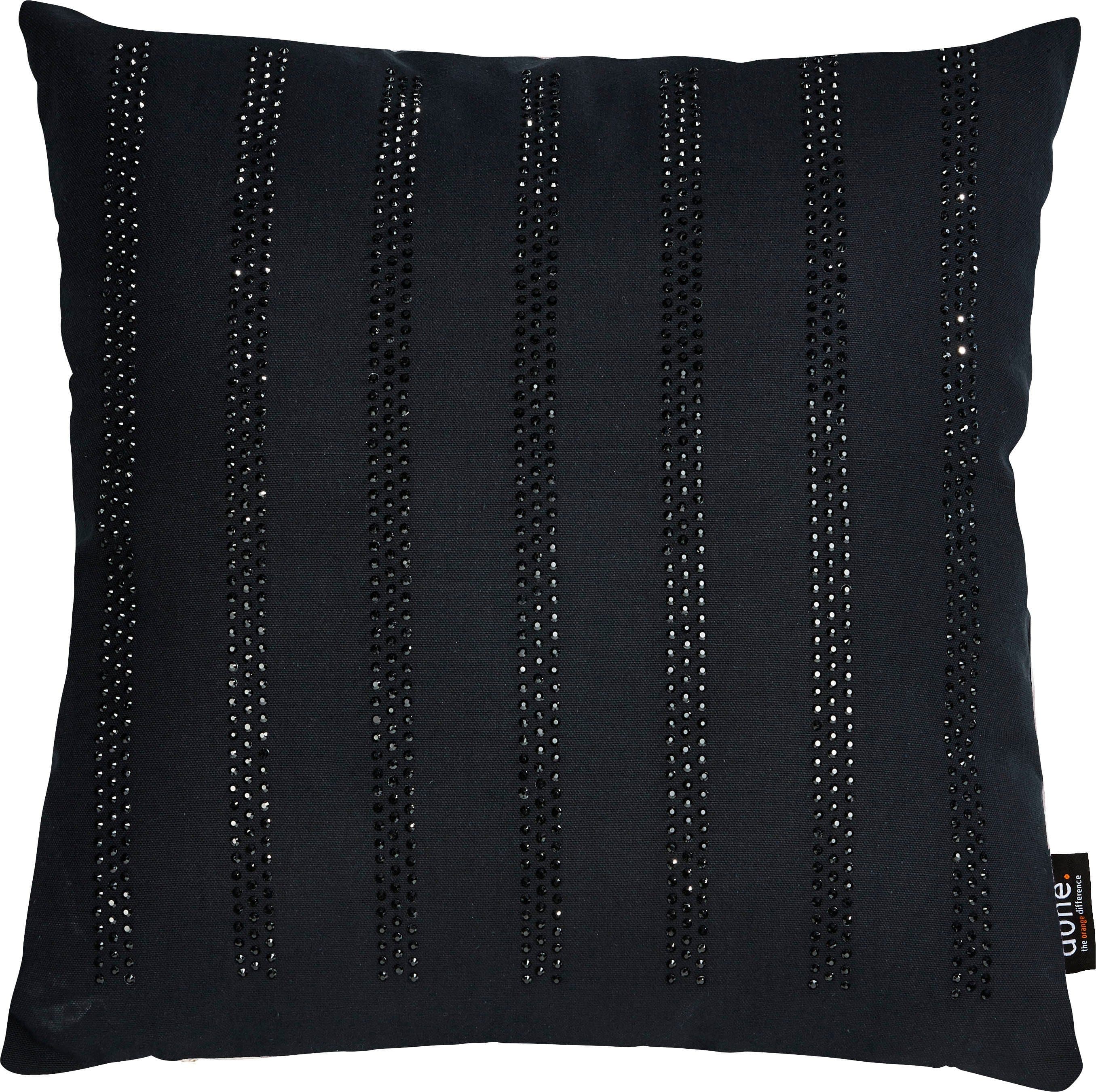 done.® Dekokissen Stone Stripes | Schwarz