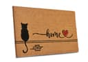 HANSE Home Fußmatte Kokos Cat Home | Braun 3