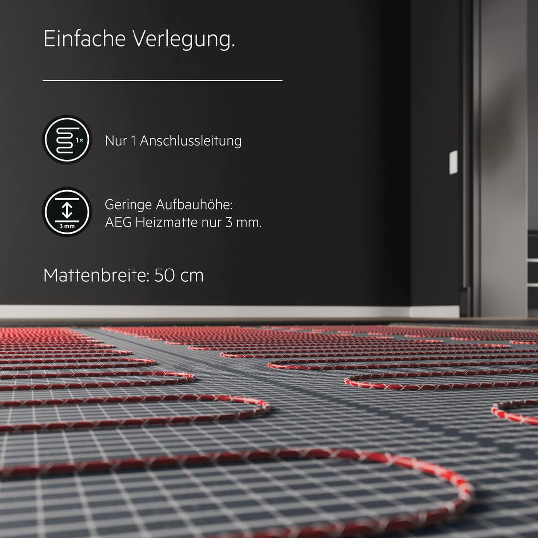 AEG Haustechnik TBS TB 160/8 Set Plus Fußbodenheizung | Weiß