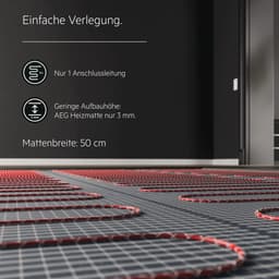 AEG Haustechnik TBS TB 160/8 Set Plus Fußbodenheizung | Weiß