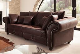 Home affaire Big-Sofa King George Mega Sofa | Braun