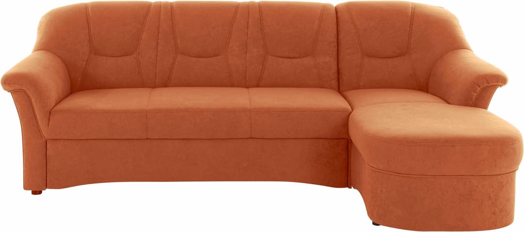 DOMO collection Ecksofa Sarafina | Terrakotta