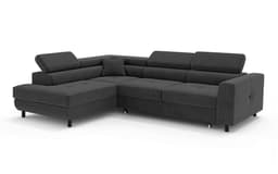 OTTO home Ecksofa AADEN Schlafsofa | Schwarz