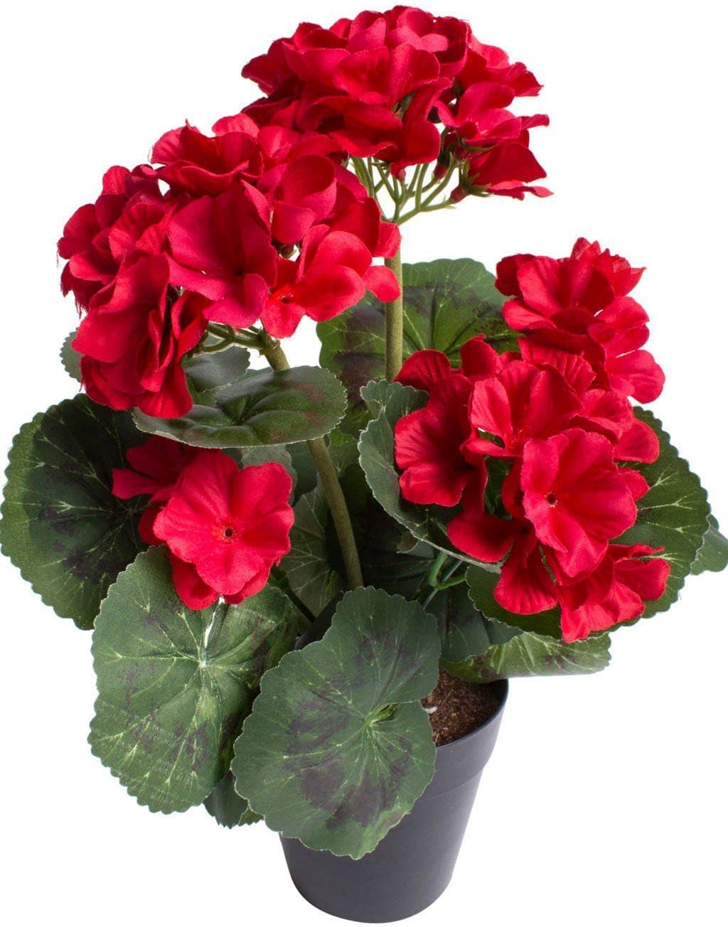 Kunstblume Geranienbusch | Rot