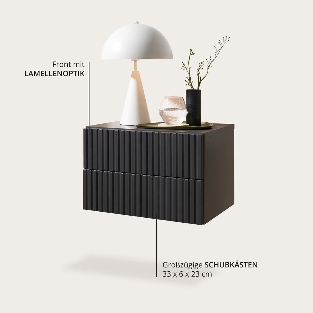 Schlafkontor Taboni Nachtkommode | Weiß
