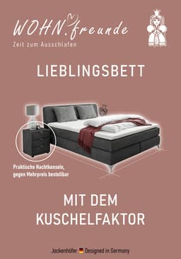 Jockenhöfer Gruppe Boxspringbett Elfie | Beige