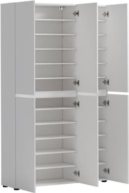 Home affaire Schuhschrank Mister | Weiß