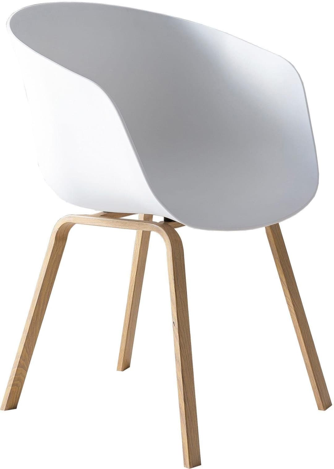SalesFever Schalenstuhl Lund | Weiß