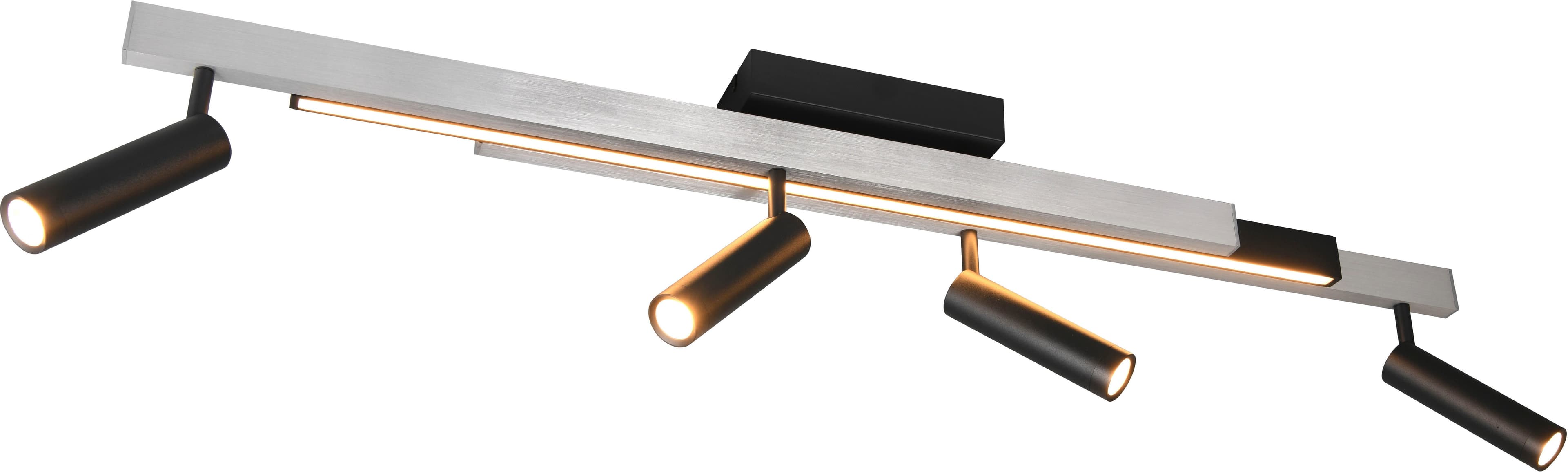 TRIO Leuchten ZENO LED Deckenleuchte | Grau