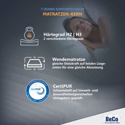 Komfortschaummatratze Selection MF | Weiß