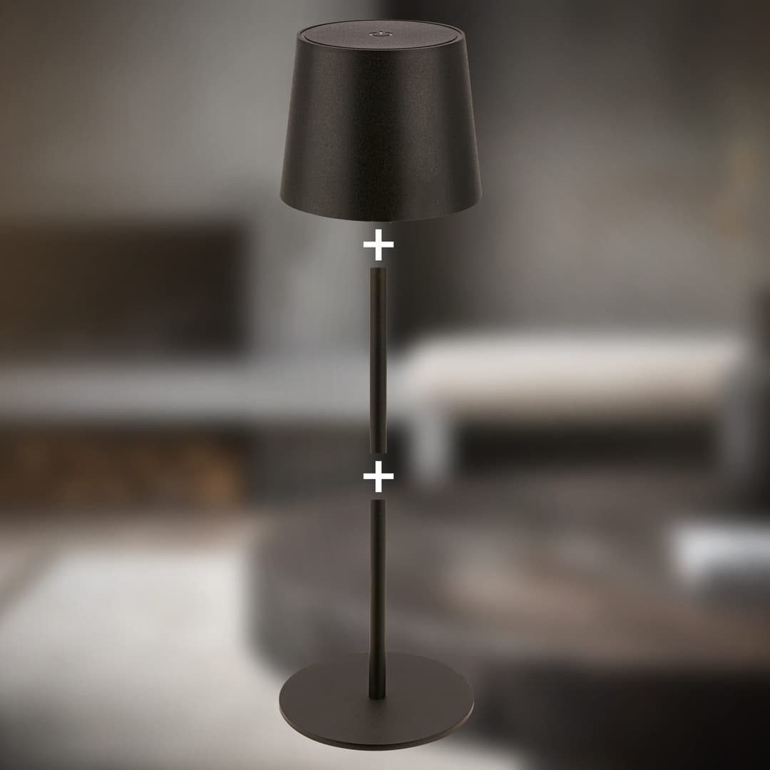 Briloner Leuchten LED Außen-Tischleuchte BOTA 7708015 | Schwarz