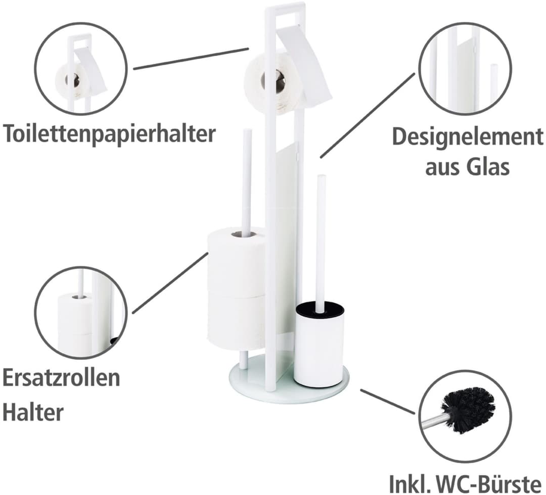 Wenko WC-Garnitur Ravina | Weiß