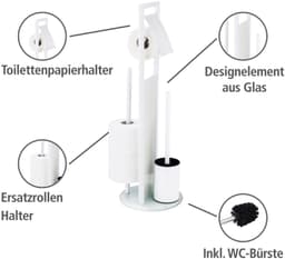 Wenko WC-Garnitur Ravina | Weiß
