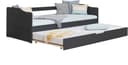 Ticaa Funktionsbett Melinda | Schwarz 3