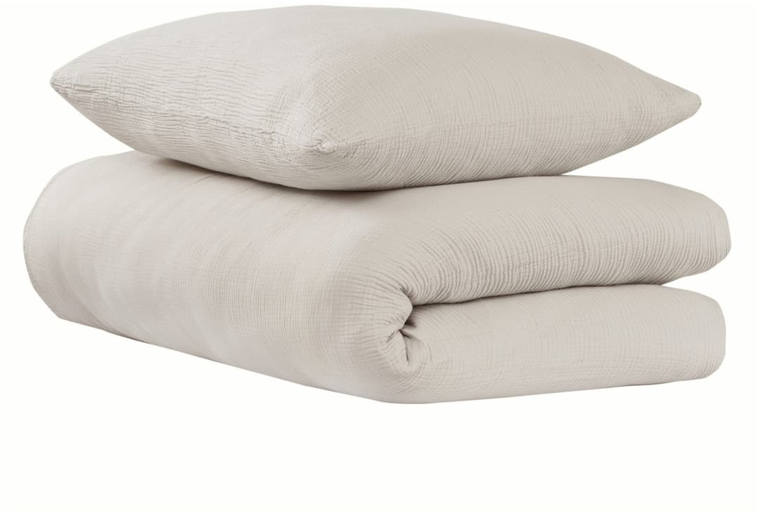 uncover by SCHIESSER Bettwäsche Lennox | Beige