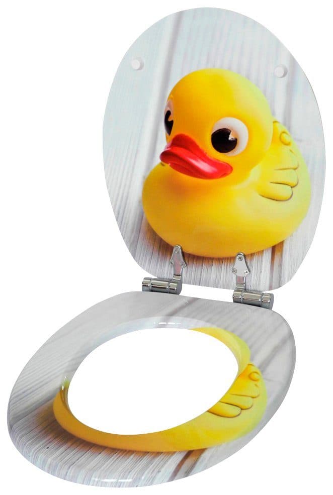 Sanilo WC-Sitz Quietscheente | Gelb