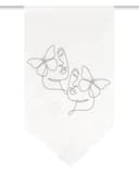 HOME WOHNIDEEN Scheibengardine SYLIA | Grau 3