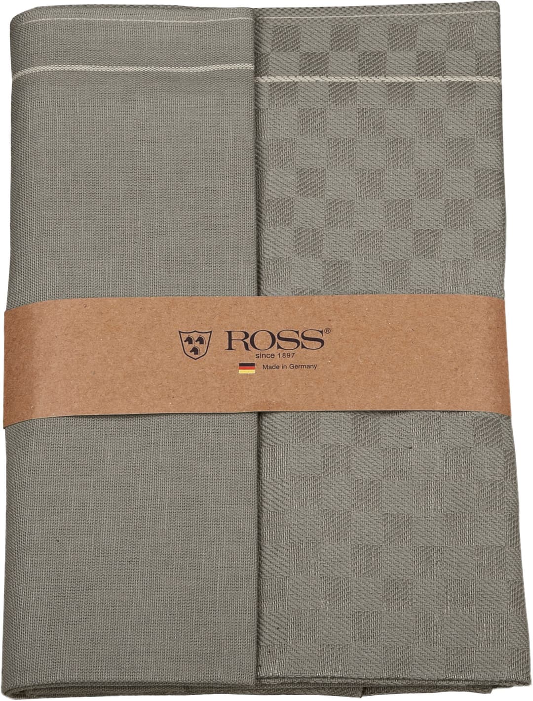 ROSS Geschirrtuch 2er Set 907 | Grau