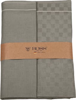 ROSS Geschirrtuch 2er Set 907 | Grau
