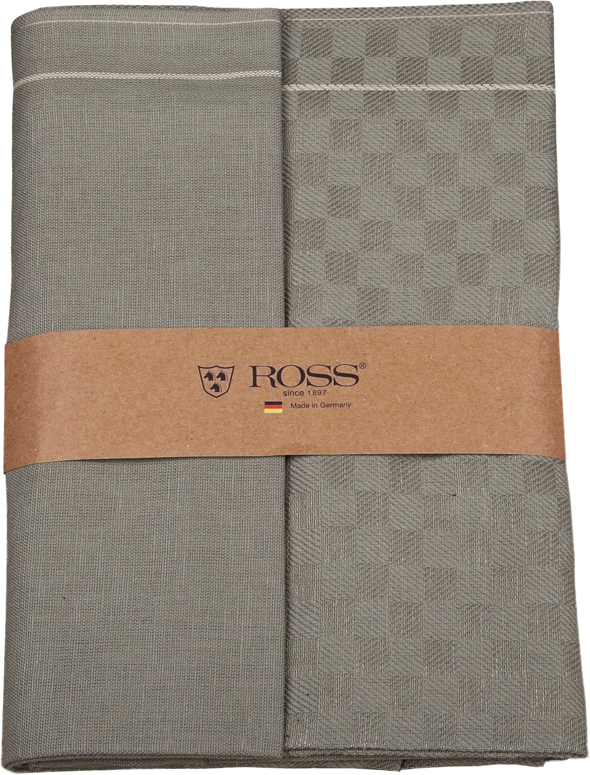 ROSS Geschirrtuch 2er Set 907 | Grau