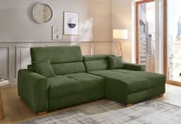 Jockenhöfer Gruppe Ecksofa Slider L-Form | Grün