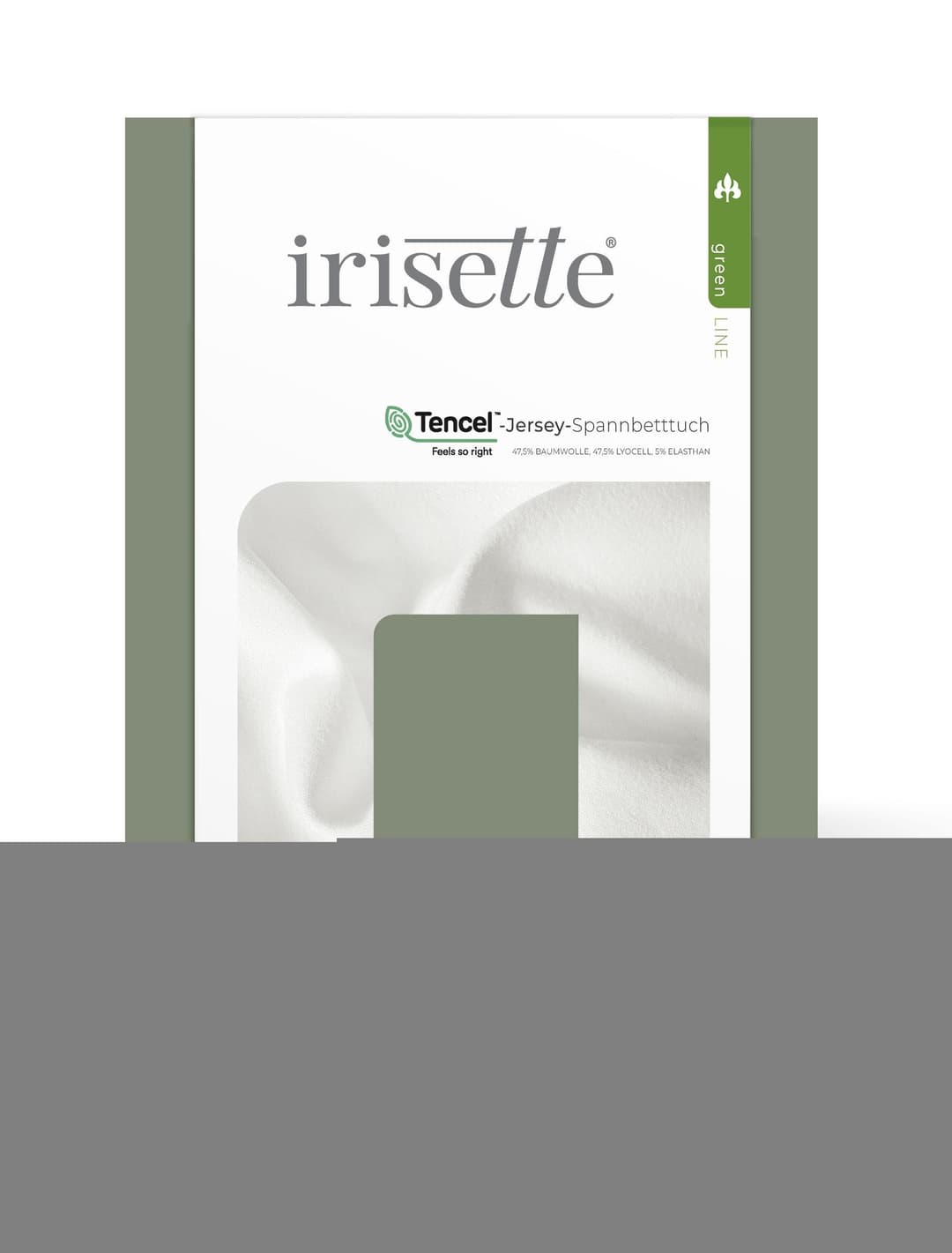 Irisette Spannbettlaken Erba 30 | Grün