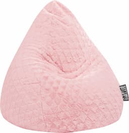 Sitting Point Sitzsack FLUFFY HEARTS XL | Rosa