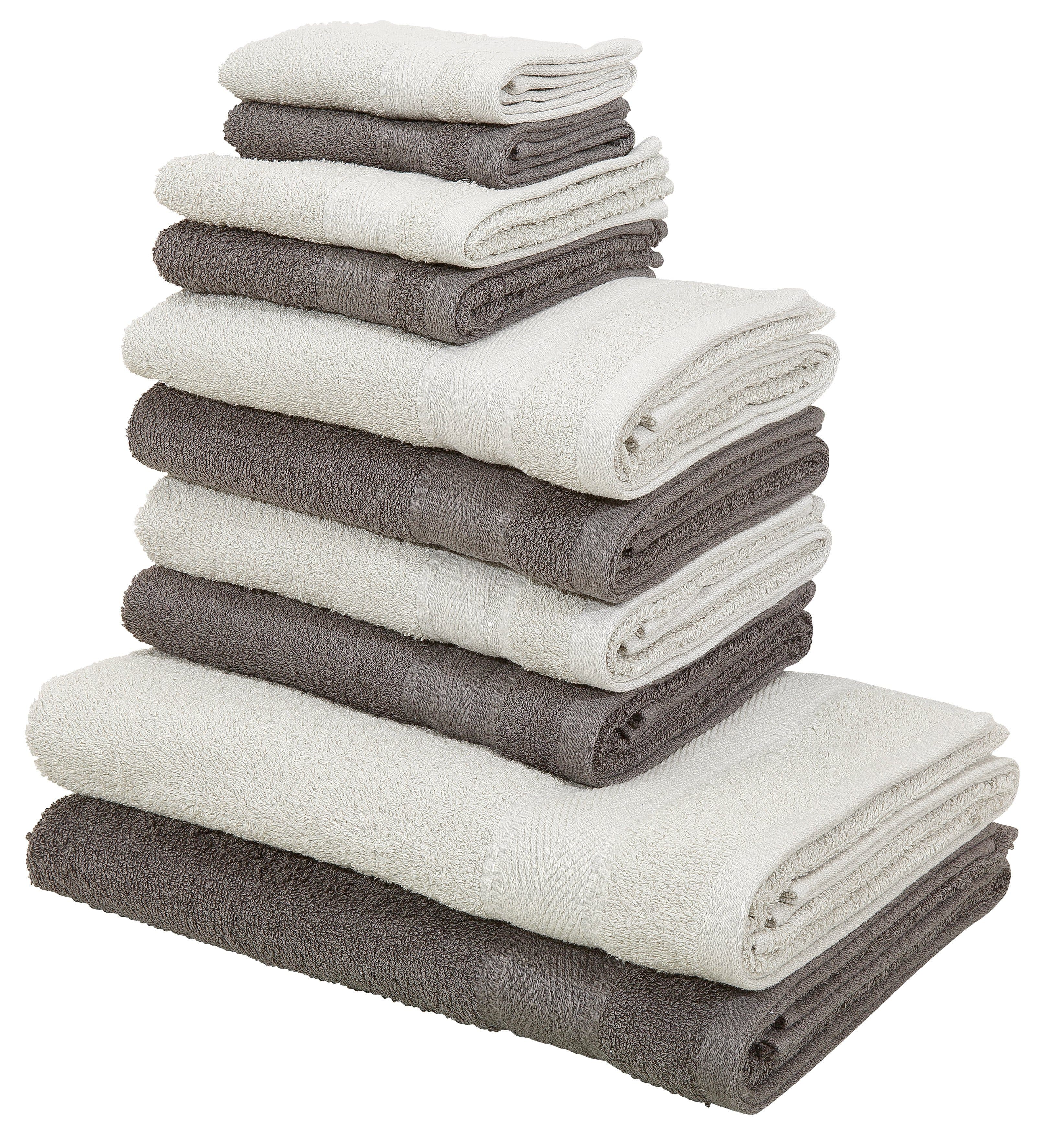 OTTO home Handtuch Set Afri | Grau