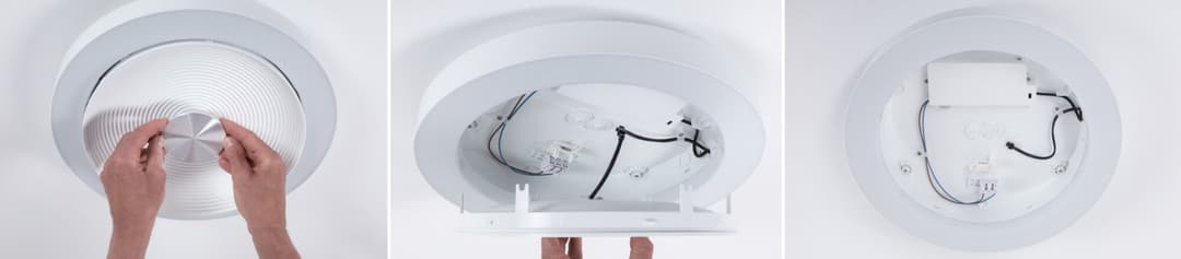 Paulmann LED Deckenleuchte Volea | Schwarz