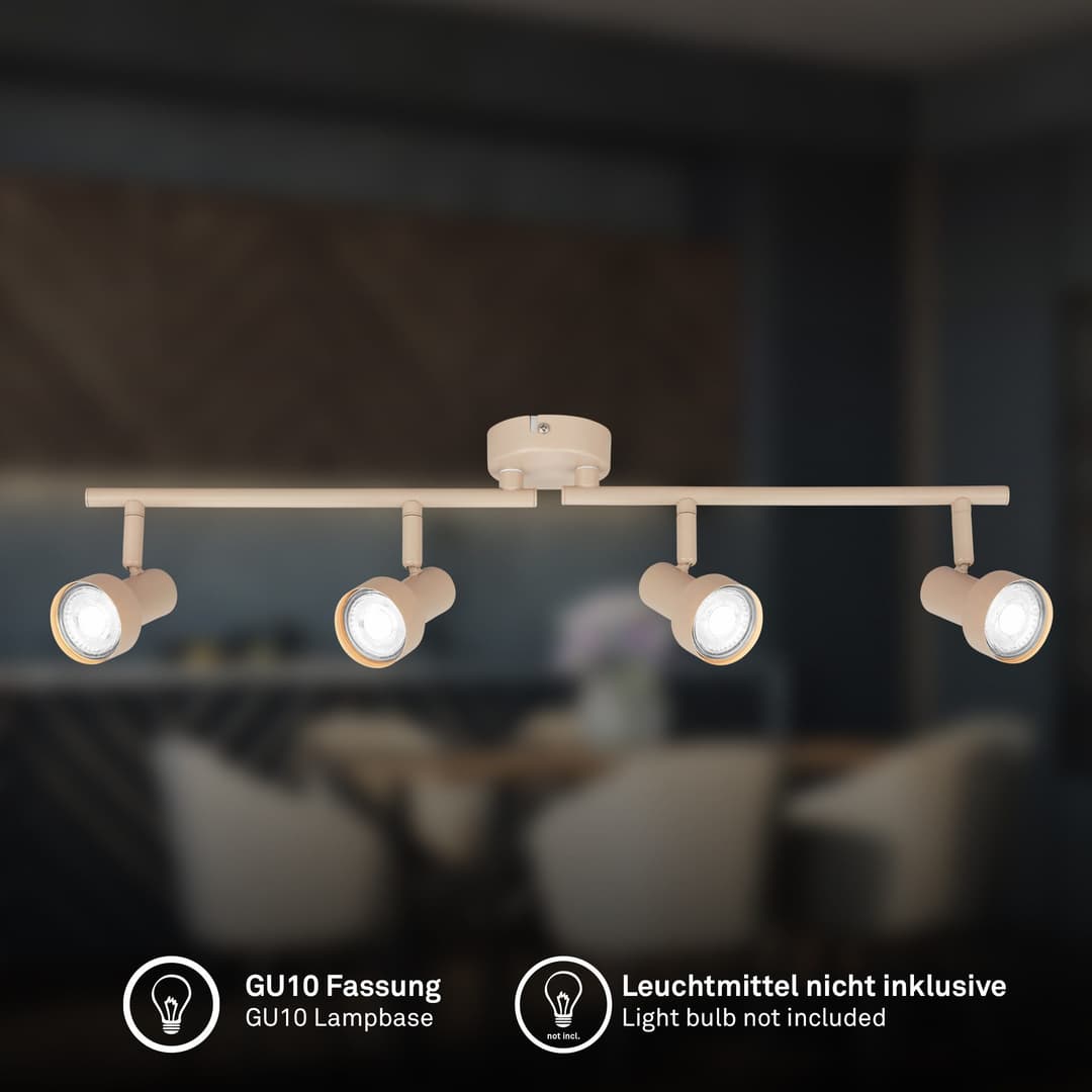 Briloner Leuchten LED Deckenspots TAPP | Beige