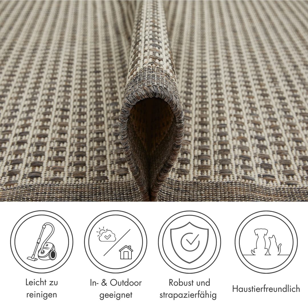 Andiamo Teppich Savannah | Braun