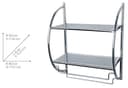 WENKO Wandregal Exclusiv | Silber 3