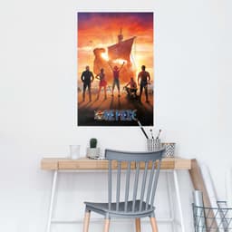 Reinders! Poster One Piece - straw hat pirates | Orange