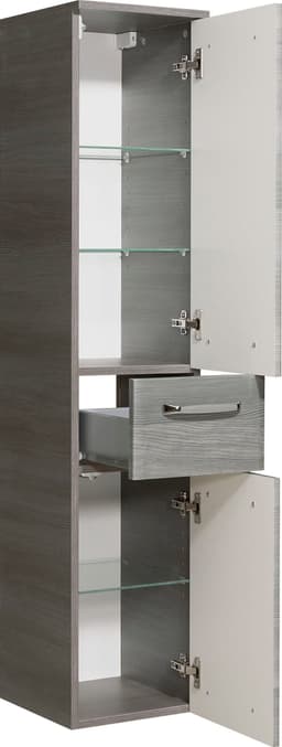 Saphir Quickset 328 Midischrank | Grau