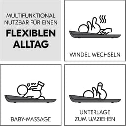 Hauck Wickelauflage Change N Clean | Grau