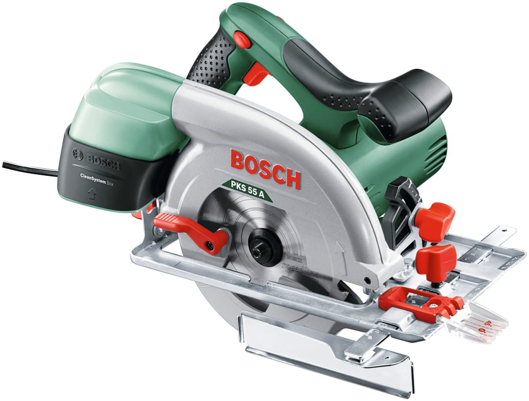 Bosch Home & Garden Handkreissäge PKS 55 A | Grün