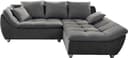 Jockenhöfer Gruppe Ecksofa Genua | Grau 2