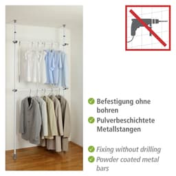 Wenko Herkules Basic Teleskopregal | Grau