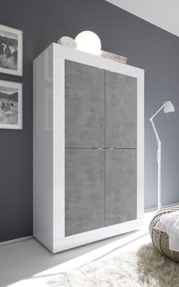 Home affaire Highboard Basic | Weiß