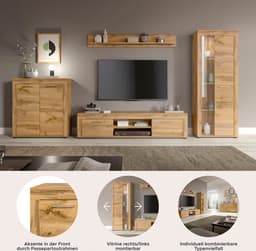 Home affaire Wohnwand AOSTA | Holztöne